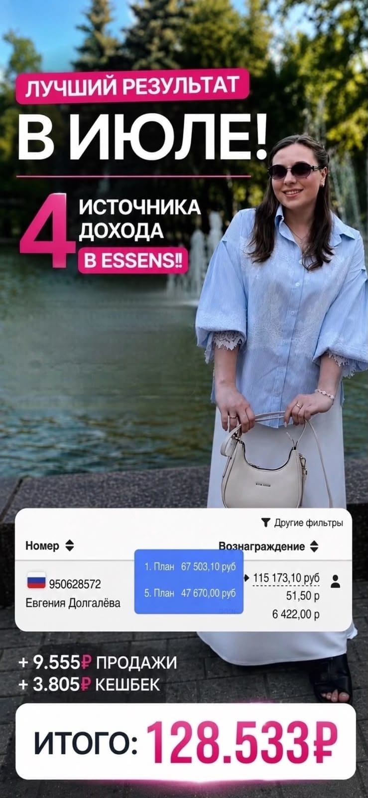Реальный результат партнёра команды